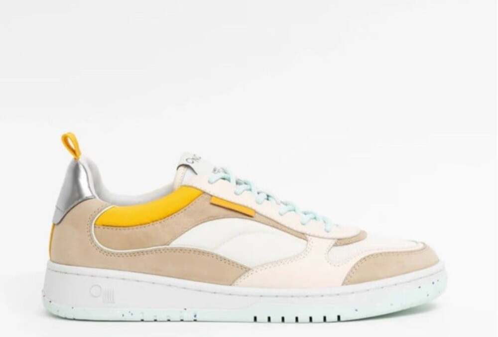 Oncept Porto Court Sneaker Ivory Yellow Suede Leather Low Top Shoes Sz 10 Womens